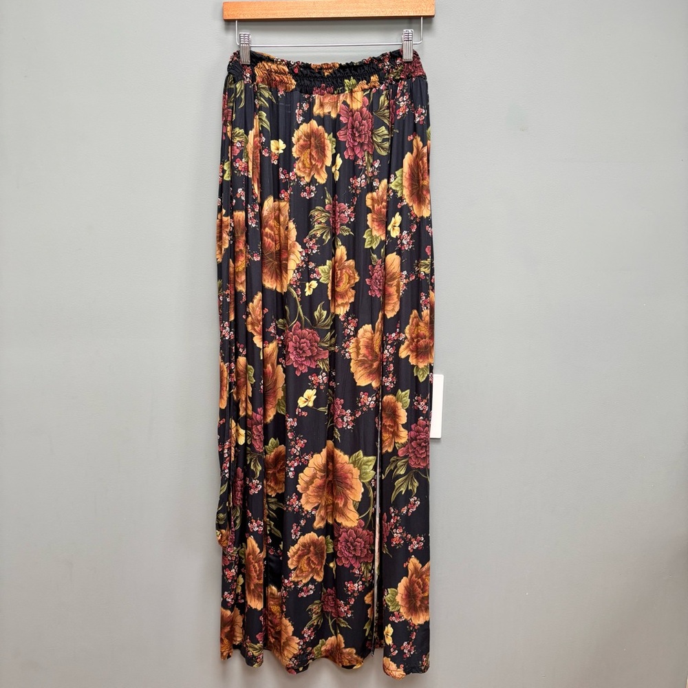 AGUA BENDITA Amaia Maxi Skirt Floral Black M - Picture 2 of 15